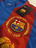 Jersey Barcelona edición retro 50 años camp nou, temporada 2007-2008