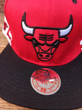 SnapBack Chicago Bulls Rojo Mitchell & Ness