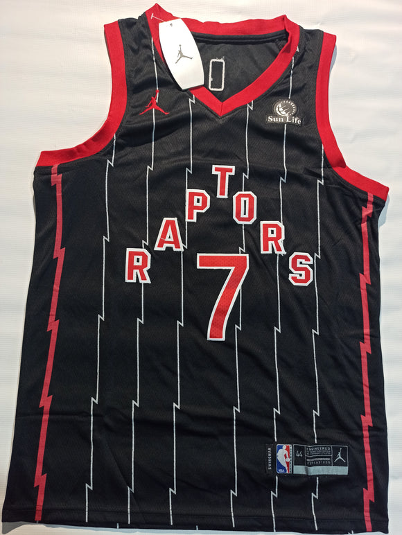 Jersey Toronto Raptors negro marca Jordan, Lowry 7