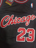 Jersey Chicago Bulls Edición Retro Negro , Temporada  97-98 Jordan